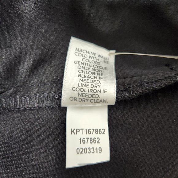 J. Jill Minimalist PONTE Belted Full Leg Cropped Black Pants Size LP LIKE NEW! - Picture 12 of 16